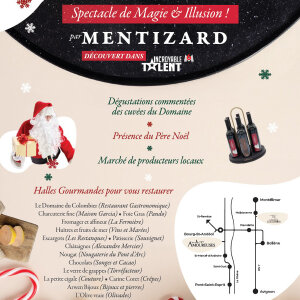 Visuel Marché de Noël Gastronomique Domaine Les Amoureuses